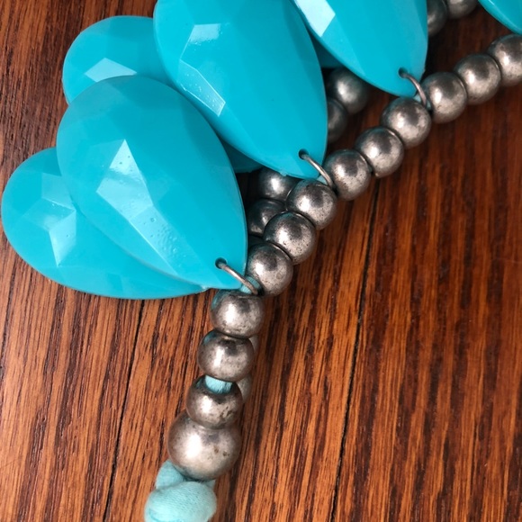 Max & Chloe Blu Bijoux Turquoise Teardrop Necklace - Picture 7 of 8